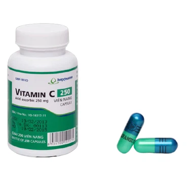 Thuốc điều trị bệnh scorbut Vitamin C 250 lọ 200 viên