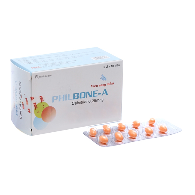 Thuốc điều trị loãng xương PhilBone-A  hộp 50 viên
