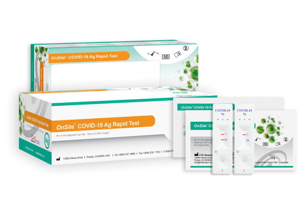Bộ test nhanh OnSite COVID-19 Ag Rapid Test hộp 20 bộ kit