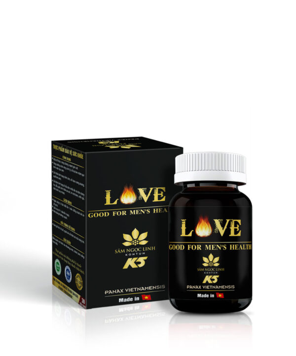 Viên uống tăng cường sinh lý nam Love Good For Men's Health hộp 1 lọ 30 viên
