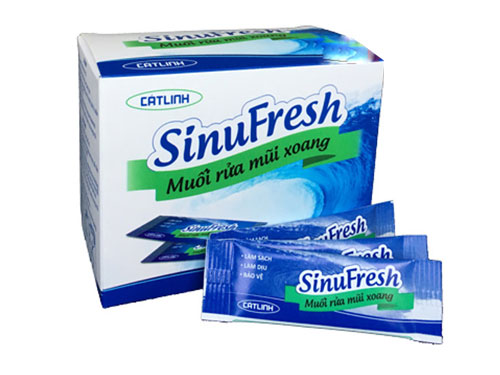 Muối rửa mũi xoang SinuFresh hộp 50 gói