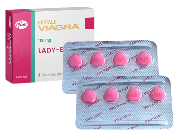 Thuốc tăng cường sinh lý nữ giới Female Viagra Lady - Era 100mg hộp 4 viên