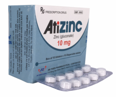 AtiZinc hộp 100 viên