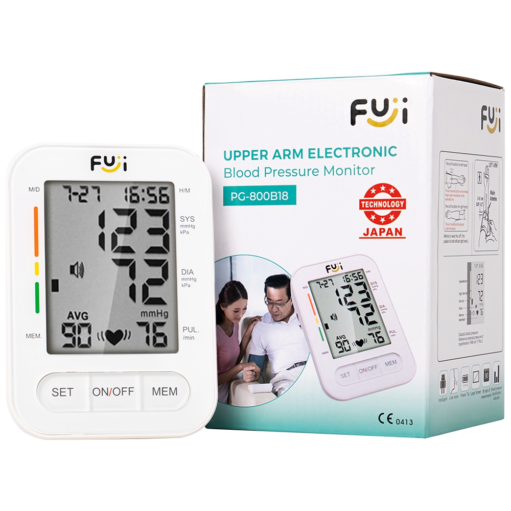 Máy đo huyết áp bắp tay Fuji PG-800B18 hộp 1 cái