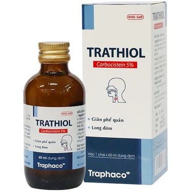 Thuốc trị ho Trathiol Traphaco hộp 1 chai x 60ml