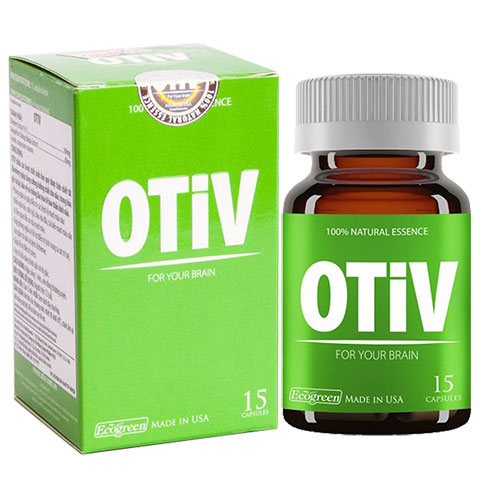 Viên uống bổ não OTIV hộp 1 lọ 15 viên