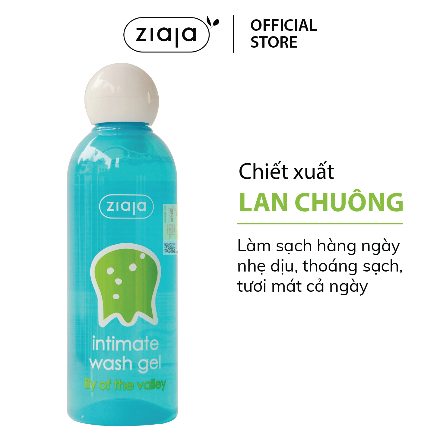 Dung dịch vệ sinh  Ziaja Intimate Hoa lan chuông tươi chai 200ml