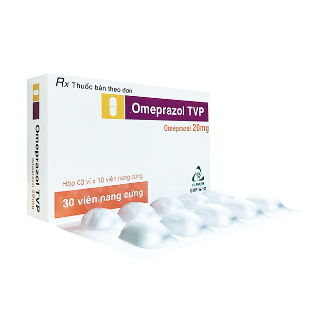 Thuốc tiêu hóa Omeprazol TVP 20mg hộp 30 viên-2