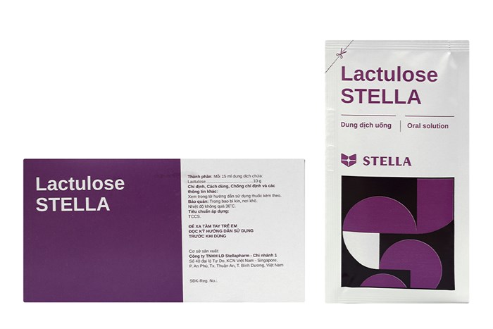 Thuốc hỗ trợ tiêu hóa Lactulose Stella hộp 20 gói x 15ml-2