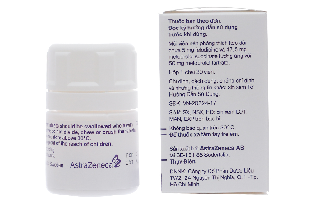 Thuốc trị cao huyết áp Plendil Plus hộp 1 lọ 30 viên-2