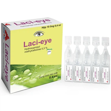 Dung dịch nhỏ mắt Laci-Eye hộp 20 ống x 0,4ml