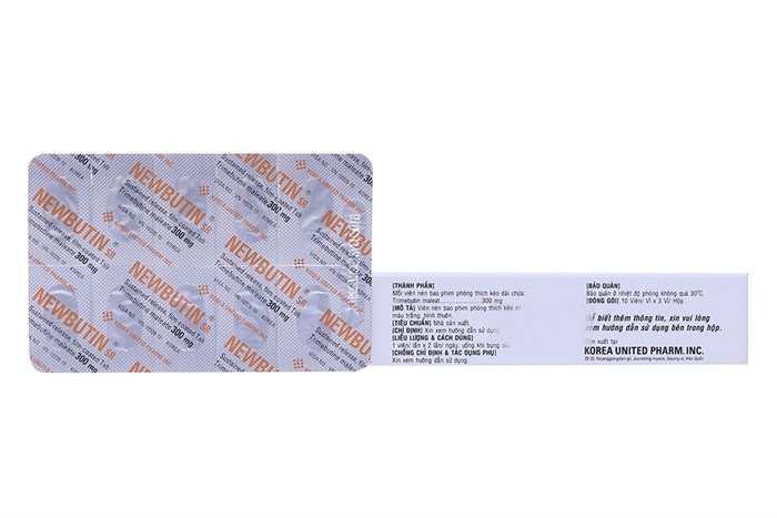 Thuốc trị loét dạ dày - tá tràng Newbutin SR 300mg hộp 30 viên-2