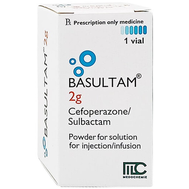 Thuốc kháng sinh Basultam 2g hộp 1 lọ x 2g