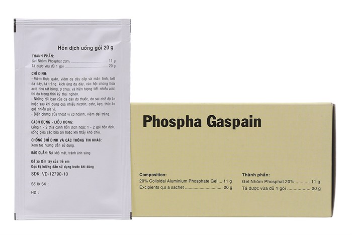 Thuốc trị đau dạ dày Phospha Gaspain hộp 20 gói-2