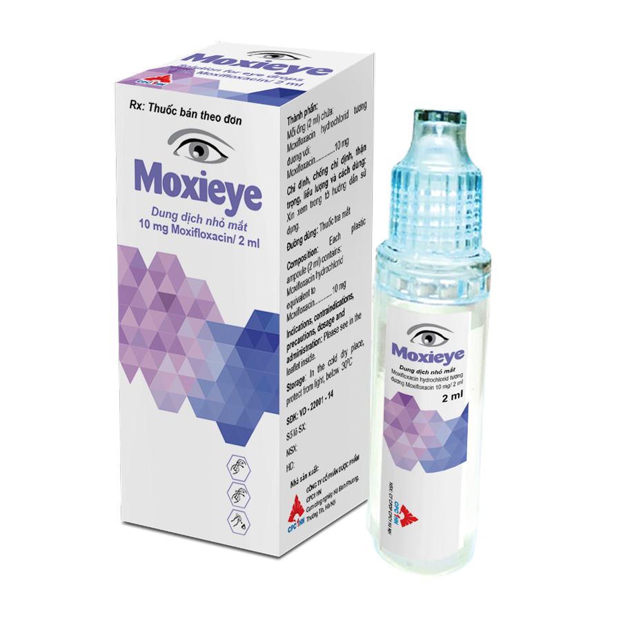 Thuốc nhỏ mắt Moxieye hộp 1 chai 2 ml