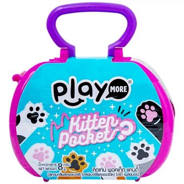 Đồ chơi trẻ em lồng mèo và mèo con kèm theo kẹo Kitten Pocket Playmore