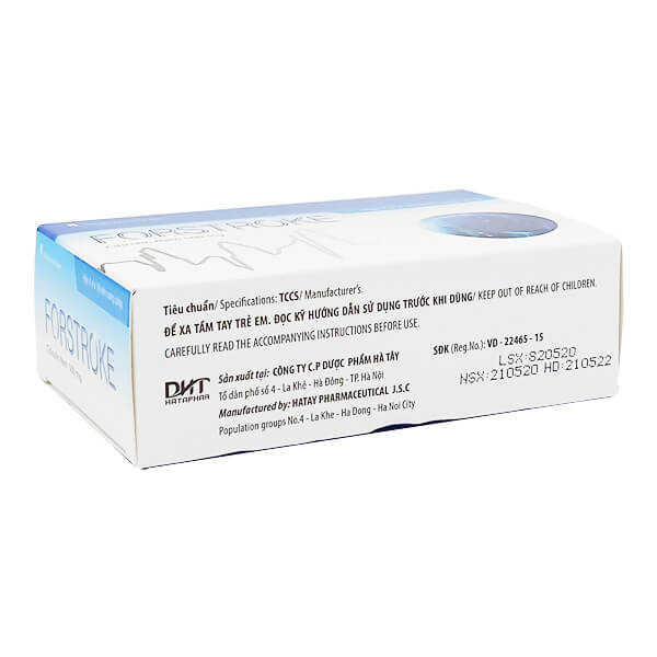 Thuốc tuần hoàn máu não FORSTROKE hộp 30 viên-4