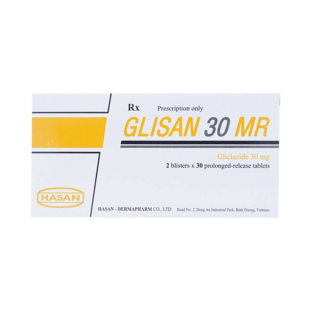 Thuốc điều trị đái tháo đường GLISAN 30 MR hộp 60 viên-3