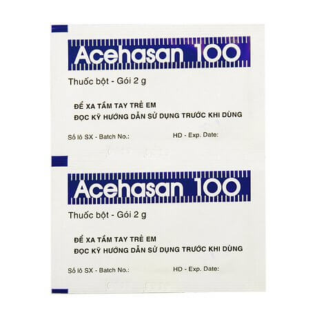 Thuốc bột trị ho, long đờm Acehasan 100 hộp 30 gói x 2g-3