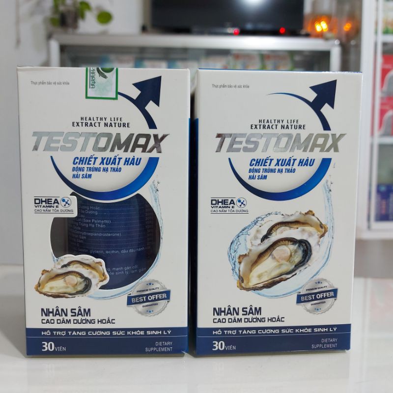 Viên uống tăng cường sinh lý TESTOMAX hộp 30 viên nang