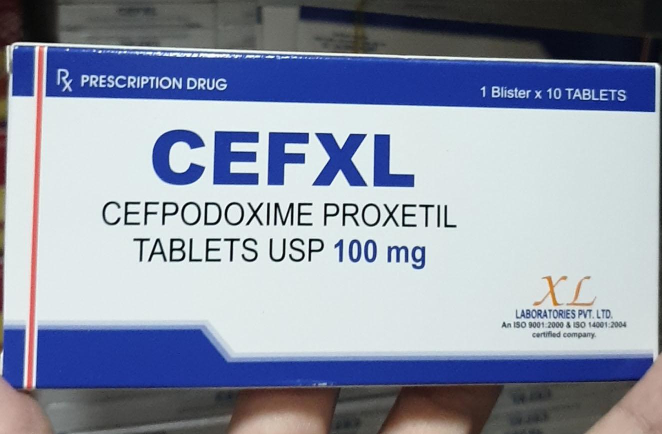 Thuốc kháng sinh CEFXL 100mg hộp 10 viên-2