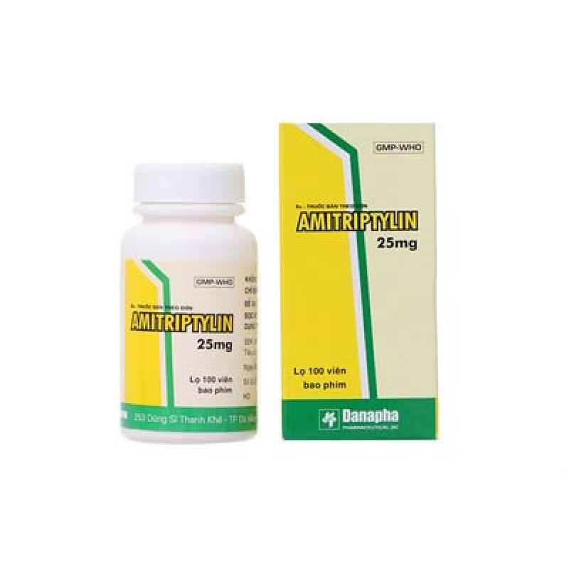 Thuốc chống trầm cảm Amitriptylin 25mg hộp 1 lọ 100 viên-2