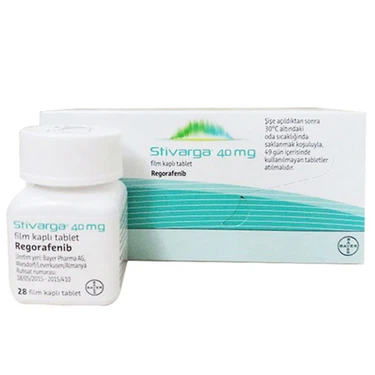 Điều trị ung thư đại tràng và trực tràng Stivarga Bayer hộp 28 viên