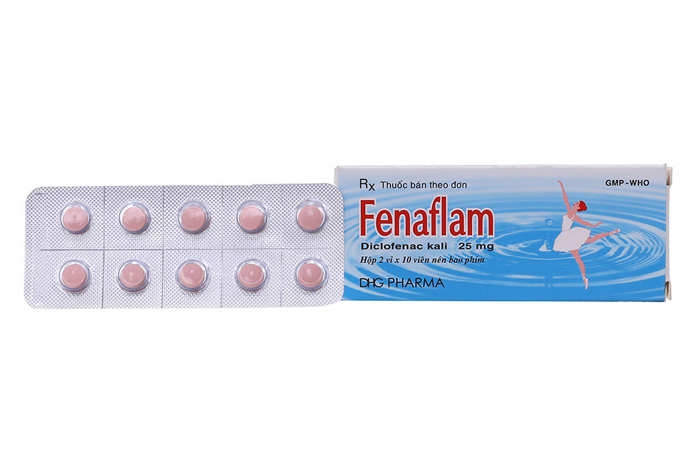 Thuốc giảm đau, kháng viêm Fenaflam 25mg hộp 20 viên