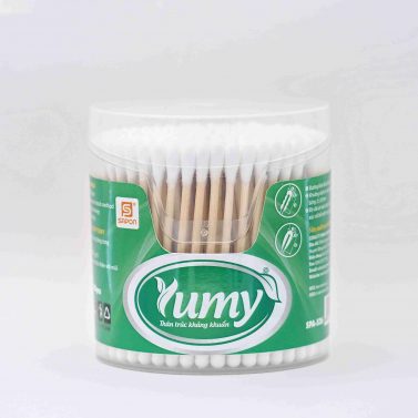 Tăm bông Yumy thân gỗ SPA-526 hộp 200 que