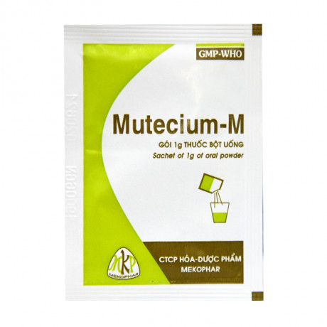 Thuốc hỗ trợ tiêu hóa Mutecium - M hộp 30 gói x 1g-2