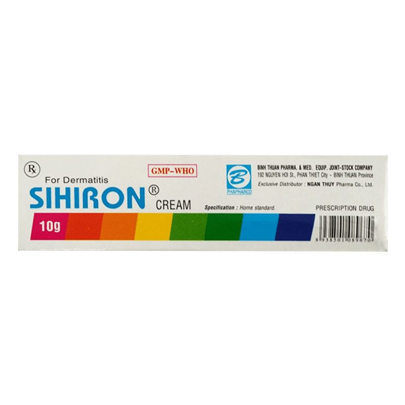 Kem bôi trị viêm da SIHIRON hộp 1 tuýp 10g-2