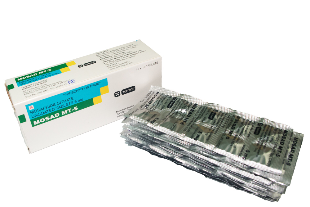 Thuốc điều trị loét dạ dày, tá tràng Mosad MT - 5 hộp 100 viên-1