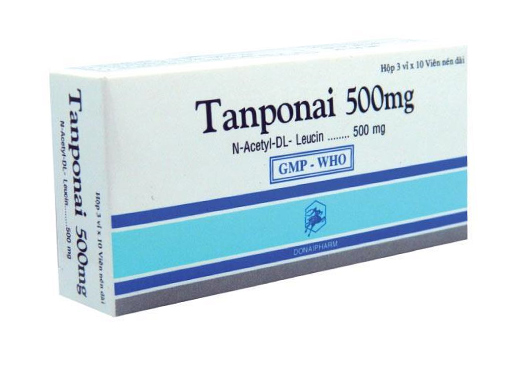 Thuốc trị chóng mặt, rối loạn tiền đình Tanponai 500mg hộp 2 vỉ x 10 viên