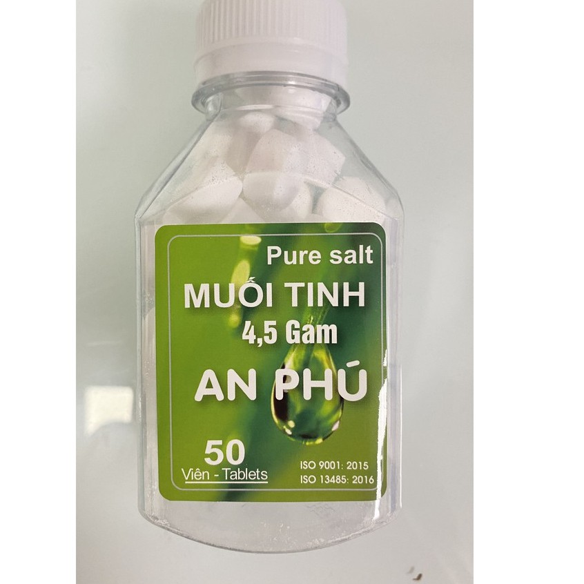 Muối tinh An Phú hộp 50 viên x 4,5g