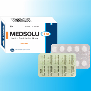 Thuốc chống dị ứng, chống viêm và ức chế miễn dịch Medsolu 16mg hộp 3 vỉ x 10 viên