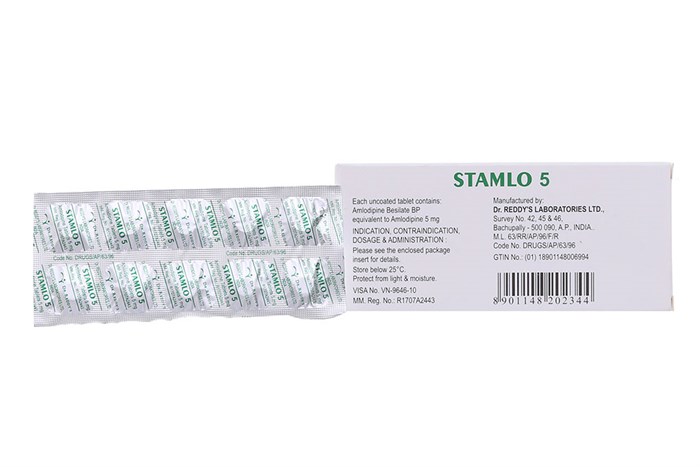 Thuốc trị cao huyết áp Stamlo 5 hộp 20 viên-2