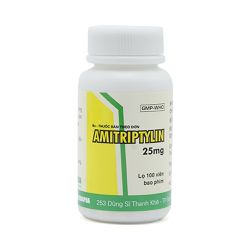 Thuốc chống trầm cảm Amitriptylin 25mg hộp 1 lọ 100 viên-3