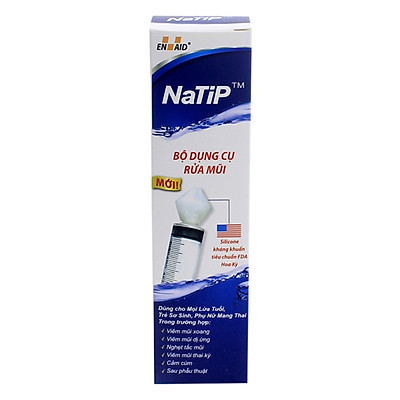 Dụng cụ rửa mũi Natip hộp 1 cái