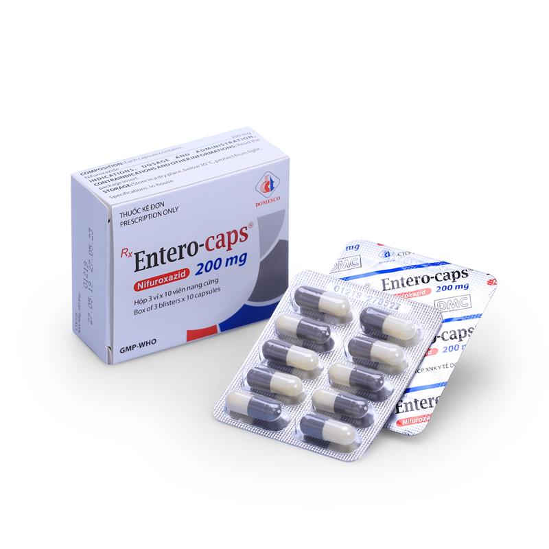 Entero - Caps 200mg hộp 30 viên