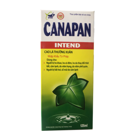 SIRO HO CAO LÁ THƯỜNG XUÂN CANAPAN INTEND hộp 1 chai 125ml 