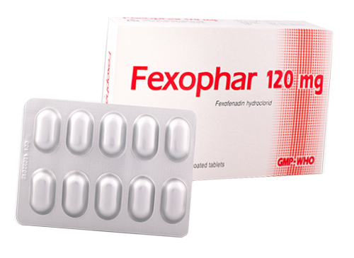 Thuốc chống dị ứng Fexophar 120mg hộp 10 vỉ x 10 viên
