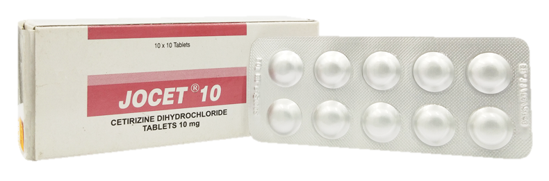 Thuốc điều trị viêm mũi dị ứng Jocet 10 hộp 100 viên
