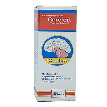 Syrup điều trị triệu chứng chóng mặt Cerefort Unipharma hộp 1 chai 120ml