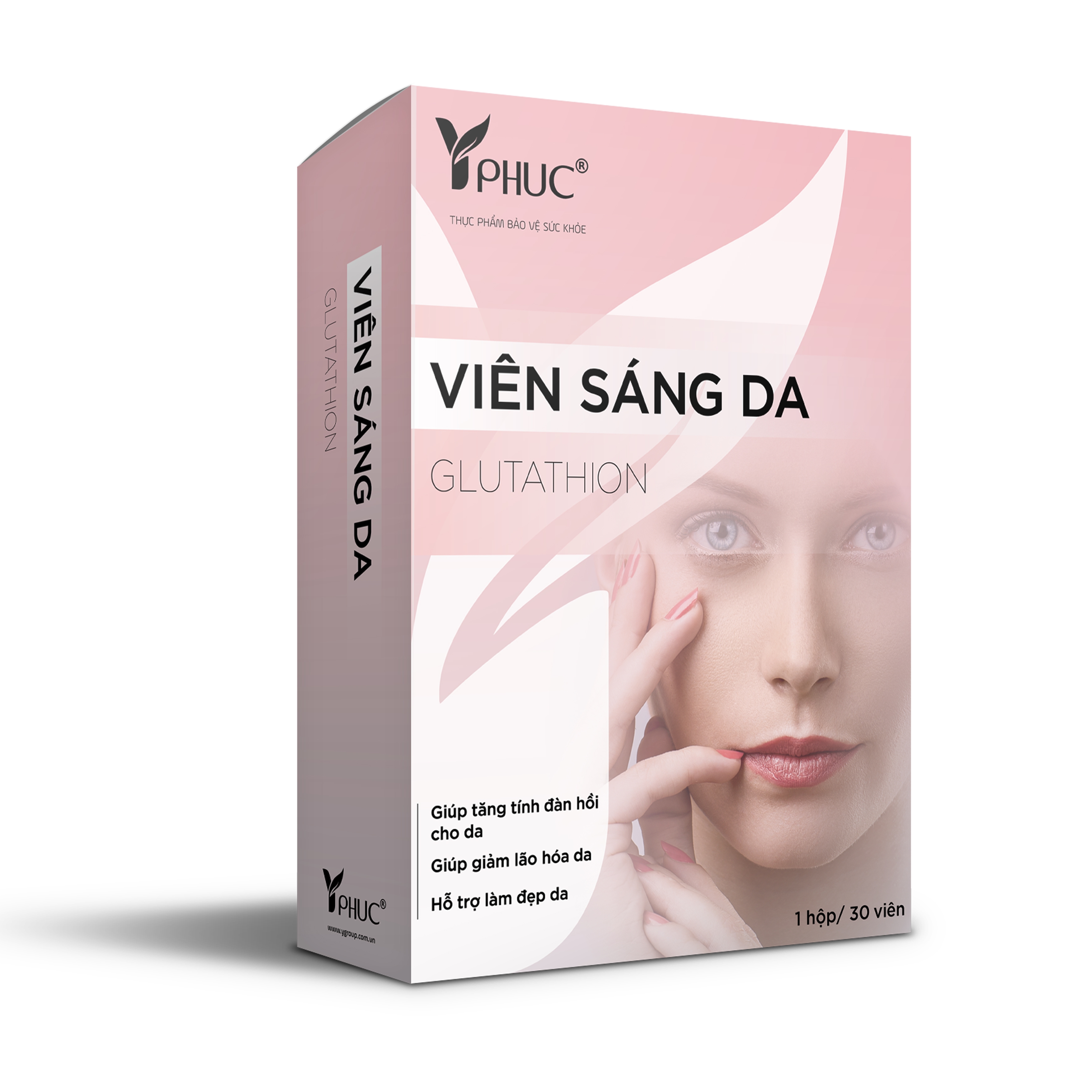 Thực phẩm bảo vệ sức khỏe Viên sáng da Glutathion hộp 30 viên
