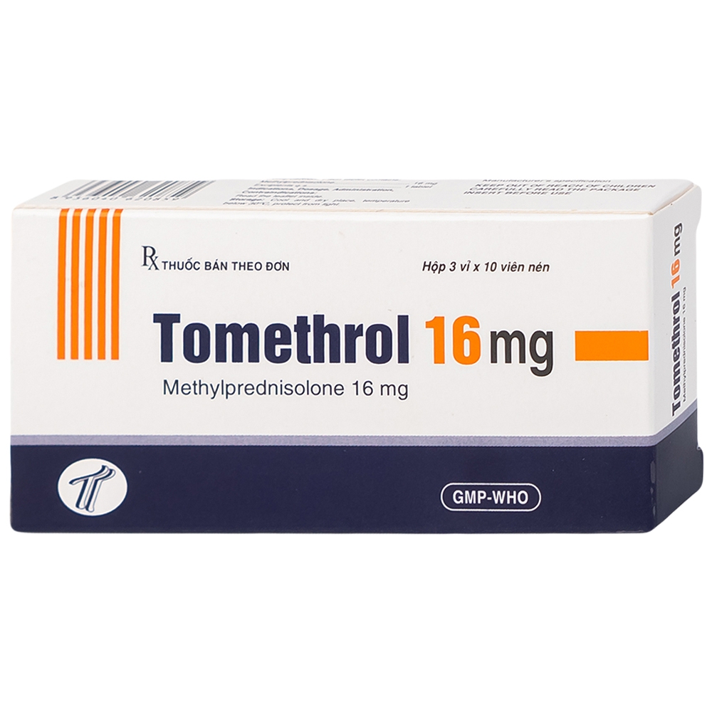 Thuốc kháng viêm Tomethrol 16mg hộp 3 vỉ x 10 viên