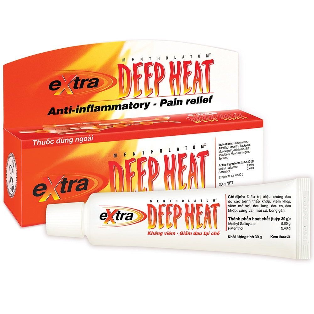 Kem bôi giảm đau, kháng viêm Extra Deep Heat hộp 1 tuýp 30g-3