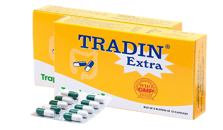 Hỗ Trợ Điều Trị Viêm Đại Tràng Tradin Extra hộp 20 viên