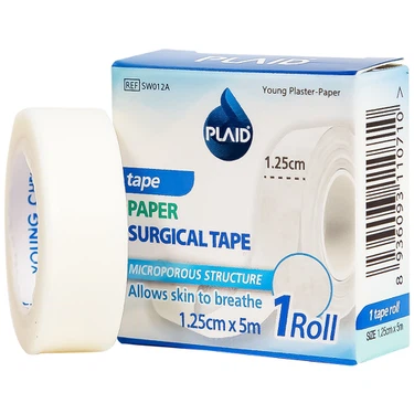 Băng keo cuộn giấy Young Plaster-Paper 1.25cm x 5m hộp 1 cuộn