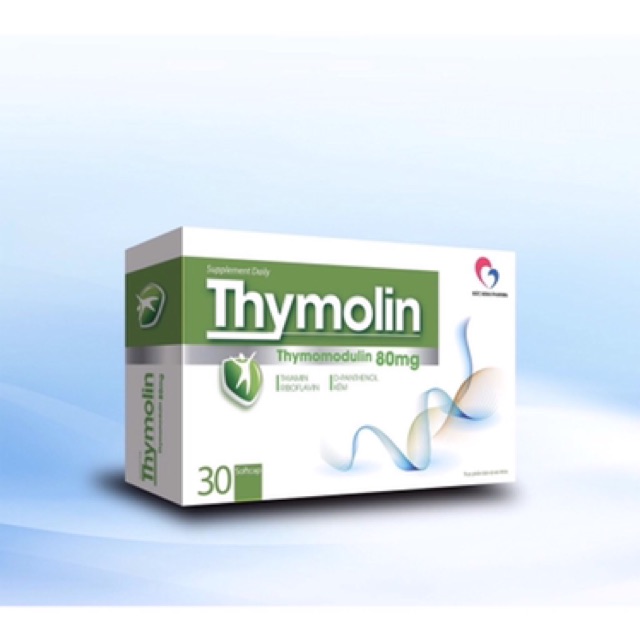Tăng cường sức đề kháng Thymolin hộp 3 vỉ x 10 viên