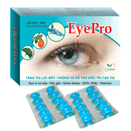 Bổ mắt Eyepro hộp 3 vỉ x 10 viên